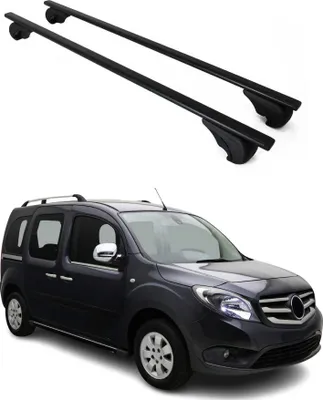 Produktbild von Dachträger Grundtäger für Mercedes Citan W415 2012-2021 75kg Metall Schwarz 2x