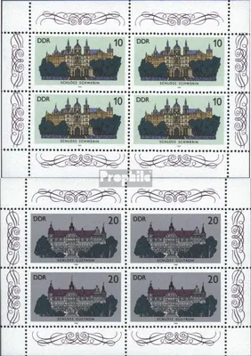 Produktbild von Briefmarken DDR 1986 Mi 3032-3033 Kleinbogen (kompl.Ausgabe) postfrisch Schlösser