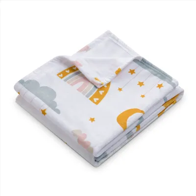 Produktbild von Kinderdecke 127x150cm Kuscheldecke Kinderzimmer Spielzimmer Weich Waschbar 127x150cm