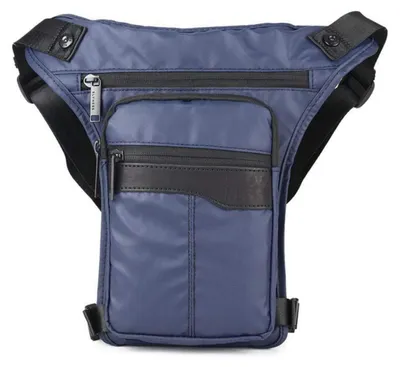Image de Sacoche pour hommes, imperméable, en Oxford, couleur bleu, dimensions 18x4x31 cm
