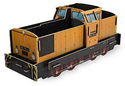 Produktbild von Werkhaus Bücherbox Diesellok V60 Goldbroiler