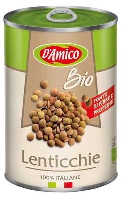 Obrázok produktu pre D'Amicošošovica 400g –kvalitná šošovica do polievok a šalátov