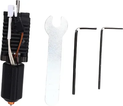 Image de Kit hotend pour imprimante 3D, compatible avec Creality K2 Plus, pièces de rechange avec dissipateur thermique, bloc chauffant en céramique et buse de 0,4 mm