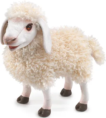 Produktbild von Folkmanis Handpuppe Wolliges Schaf 3166