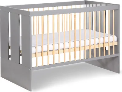 Produktbild von Kinderbett 60x120 MALALA - grau / Kiefer