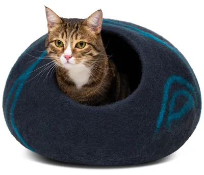 Produktbild von Handgefertigtes Katzenbett aus 100% Wolle