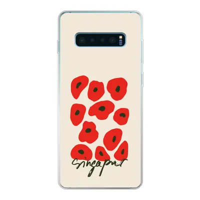 Produktbild von MuchoWow® Handyhülle Schutzhülle Hülle für Samsung Galaxy S10 Lite Blumen - Mohn - Muster Silikon Softcase Handy Hülle - Schutz