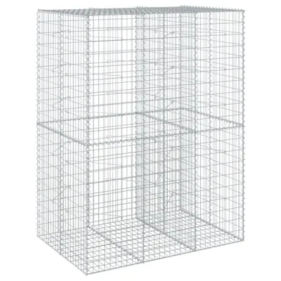Immagine prodotto di vidaXL Gabbione con coperchio 150x100x200 cm Ferro zincato