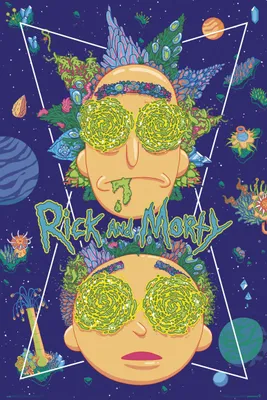 Image de Poster rick & morty haut dans le ciel
