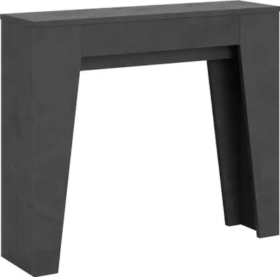 Image de ITAMOBY - Console Extensible 90x25/181 cm Narrow anthracite spatulé