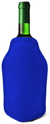 Weinkühler-Hülle für Flaschen bis 750 ml – blau, 23 x 16 cm