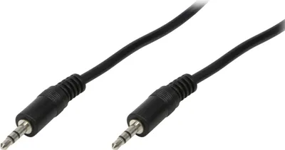 Immagine prodotto di Logilink Audiokabel 1x 3,5mm -> 1x 3,5mm St/St  1.00m bk