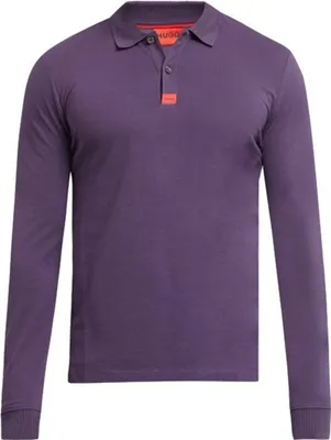 Produktbild von Hugo Boss Herren Poloshirt Deresolo222 gerader Schnitt gerippte Bündchen 3 Knöpfe Größe S
