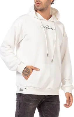 Produktbild von Red Bridge Herren Kapuzenpullover Sweatshirt Signature Ecru L
