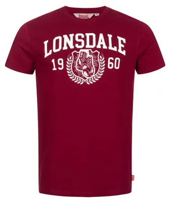 Immagine prodotto di T-shirt uomo regular fit STAXIGOE Oxblood/White L Lonsdale