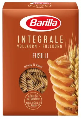Zdjęcie produktu dla Barilla makaron razowy Integrale Fusilli oryginalny z Włoch 500g