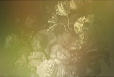 Produktbild von Tadessi Fototapete | Blumen | 4.00 m x 2.70 m | Gelb |  | Wandbild | Digitaldruck