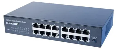 Image de DEXLAN 891016 - Non administré - L2 - Gigabit Ethernet (10/100/1000) - Montage en rack - 1U