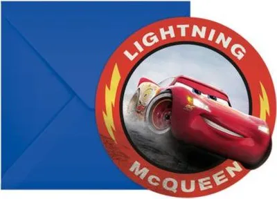 Produktbild von 6 Cars Legend Einladungskarten