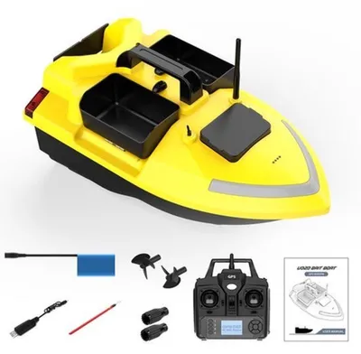 Produktbild von Ferngesteuertes Vorbote-Boot – Köderboot mit GPS und einer Reichweite von 500 Metern – Angelzubehör