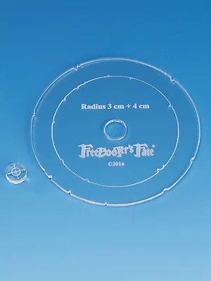 Produktbild von Steilfeuerwaffen-Schablone 4cm