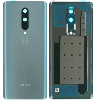 Produktbild von Oneplus 8 Backcover + Kameraglas + Kleber (Polar Silver), Silber
