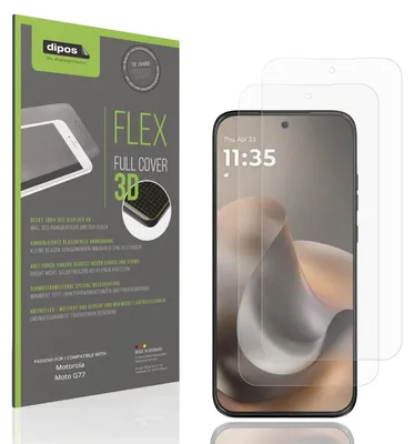 Image de 2x Full Cover mat Film pour Motorola Moto G77 Film de protection ecrán
