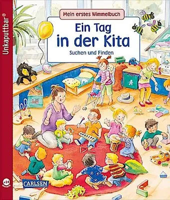 Immagine prodotto di Unkaputtbar: Mein erstes Wimmelbuch: Ein Tag in der Kita