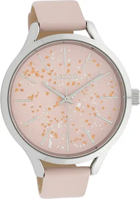 Produktbild von Oozoo Leder Damen Uhr C10087 Analog Quarzuhr Armband rosa Timepieces D2UOC10087