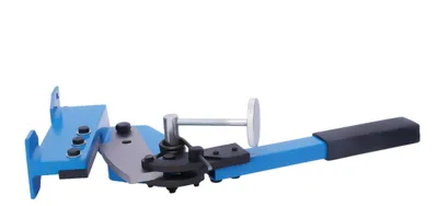 Immagine prodotto di Cesoie per metallo - Cesoie a ghigliottina da 125 mm per lamiera - Leva manuale - Tagliametallo per carichi pesanti