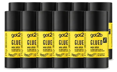 Imagen del producto de 12 unidades de cera en barra got2b Glued, 50 g cada una, paquete económico