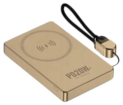 Immagine prodotto di Powerbank – ricarica rapida 10 000 mAh 20 W USB-C, Lightning, wireless, QC