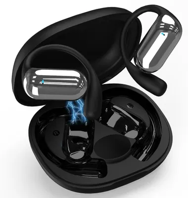 Obrázek produktu pro Sluchátka s okamžitým překladem, AI překladač, sluchátka pro překlad, 144 jazyků, Bluetooth, otevřená sluchátka, překladač, okamžitý překlad, model Q16s