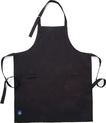 Produktbild von Famanu Küchenschürze mit Taschen und Handtuchhalter - Inktschwarz