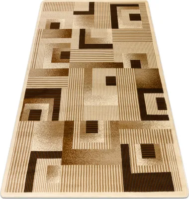 Zdjęcie produktu dla Dywan ROYAL G2069 Geometryczny, linie - krem beżowy 150x230 cm