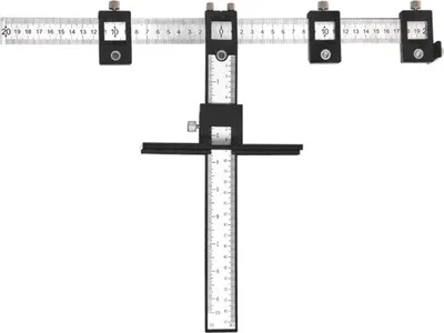 Image de Perceuse ajustable pour le travail du bois Perçage et chevillage pour poignées et boutons de portes et de tiroirs
