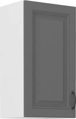 Image de Armoire de cuisine supérieure SOPHIA – largeur 40 cm, gris / blanc