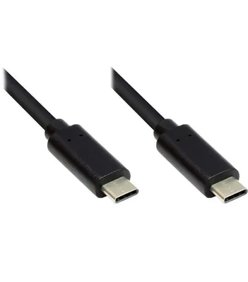 Produktbild von Good Connections USB 3.1 (Gen.1) Kabel USB-C schwarz 1m