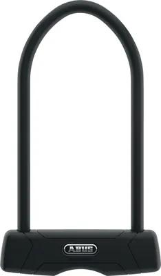 Zdjęcie produktu dla ABUS U-lock Granit 460 + uchwyt SH B - Zapięcie rowerowe z okrągłą szeklą 12 mm i kluczem dwustronnym - Poziom bezpieczeństwa ABUS 9 - Wysokość szekli 230 mm