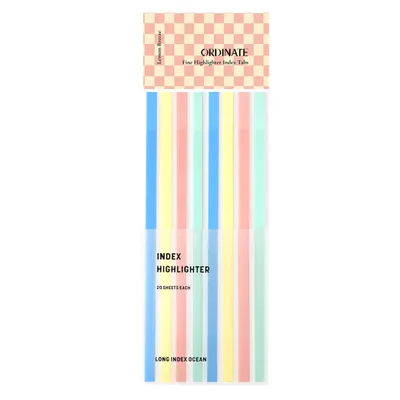 Produktbild von Ordinate-Lemon Breeze | Haftnotizen line | Lange Haftstreifen zum Text Markieren