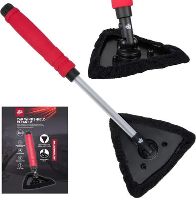 Produktbild von Dirt Devil 3-in-1 Wasserabzieher mit Teleskopstiel – Abzieher, Eiskratzer und Reinigungstuch