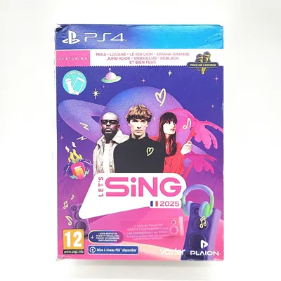 Produktbild von PLAION Let’s Sing 2025 + 2 Micro, PlayStation 4, Multiplayer-Modus, RP (Rating Pending)