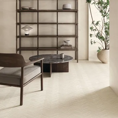 Productafbeelding van CASA39, porseleinen vloertegel met steeneffect, beige kleur, 60x120 cm, Provenza Varana Stone