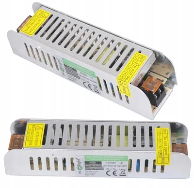 Obrázek produktu pro LED napájecí zdroj, 120W, 12V, 10A, IP20, SLIM, rozměry 188x46x35 mm
