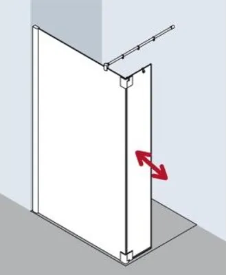 Produktbild von Kermi PXT1L140201YK WALK-IN PASA XP T1L 1400x