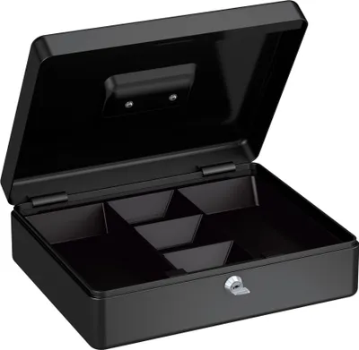 Produktbild von Basi  2100-0400-Schwarz Geldkassette B x H T 300 90 240 mm Schwarz