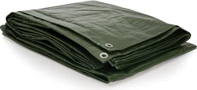 Image de Bâche plastique 6 x 10 m Verte Protection Anti UV VITO