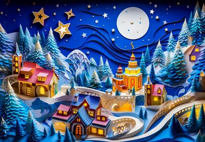 Produktbild von Alipson Puzzle Winterlandschaft Puzzle 1000 Teile Puzzle Spaß