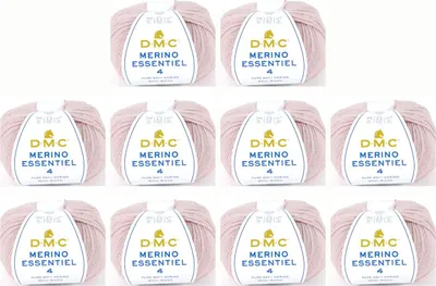 Zdjęcie produktu dla 10 motków DMC Merino Essentiel-4 – wysokiej jakości przędza typu aran, skład: 50% wełna merynosowa i 50%.poliakryl , nr 8149 (kolor 855)