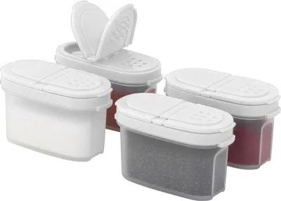 Obrázok produktu pre Sada krabičiek na kuchynské bylinky – veľká a malá, bez BPA, plastové